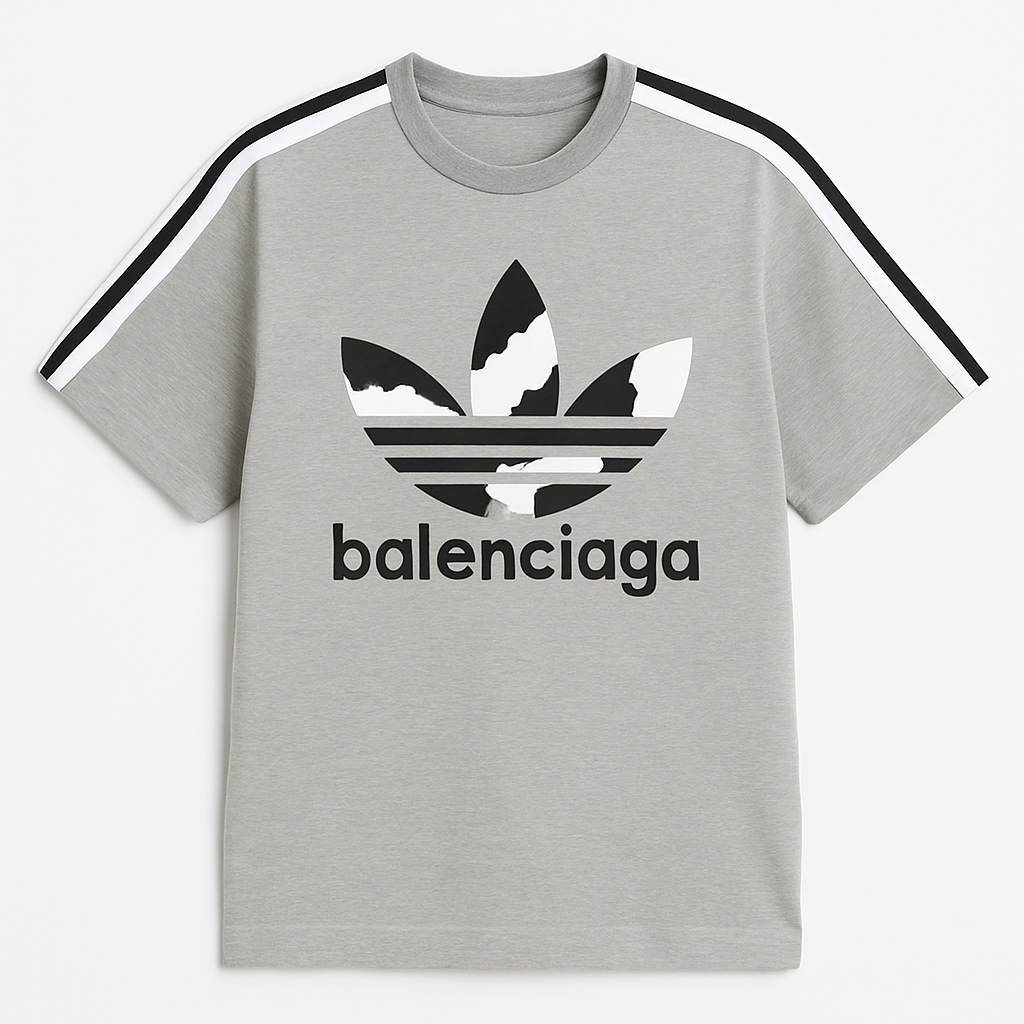 Balenciaga x Adidas Camo Grey T-shirt
